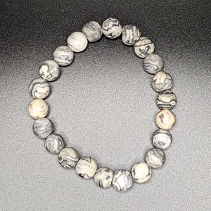 8mm Beaded stretch bracelet